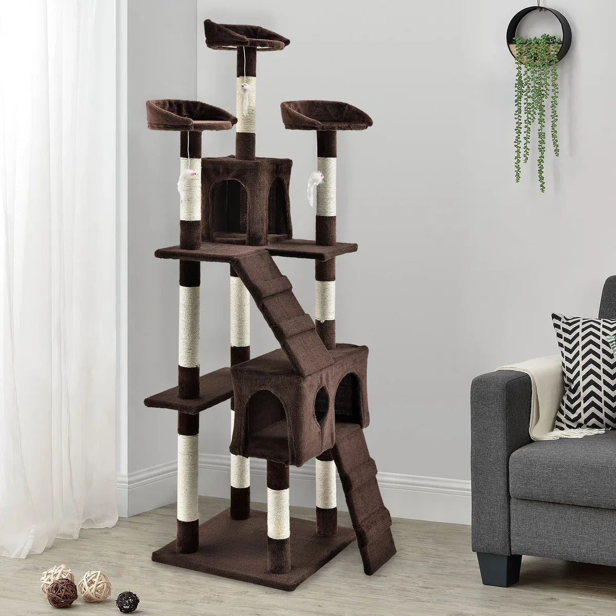Cat Scratcher - Amy - Brown