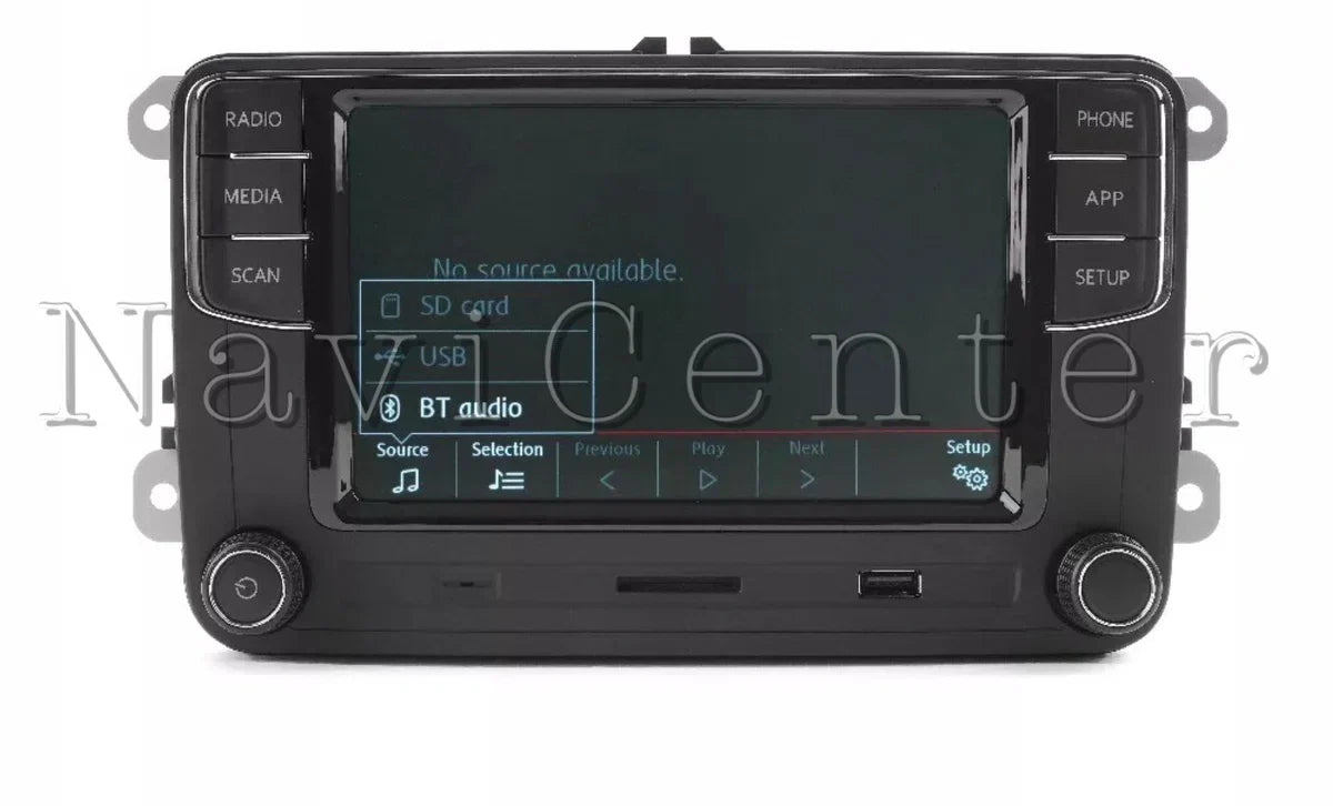 New RCD410 PRO CarPlay + Android Auto Car Radio for Volkswagen Caddy Golf Polo 6r Passat Scirocco Tiguan Transporter Touran RNS510 RNS315 RNS315 fit