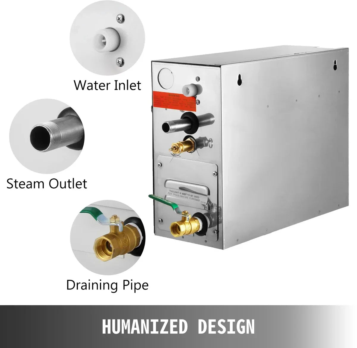 Steam Generator - Steam Generators - Digital Controller - Home Steam Shower - Sauna - Spa - Steam Bath - 9 KW - 220V/240V