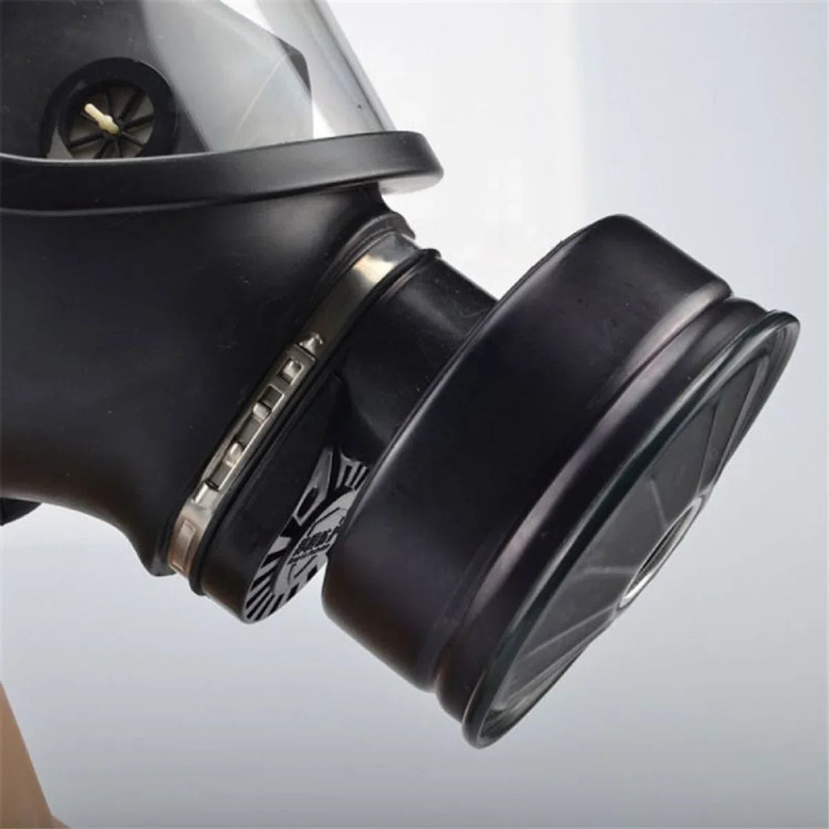 Gas mask with filter | Full face mask against gas and dust | Gas mask including filter | Gas mask adjustable | Gas mask full face | Gas mask children