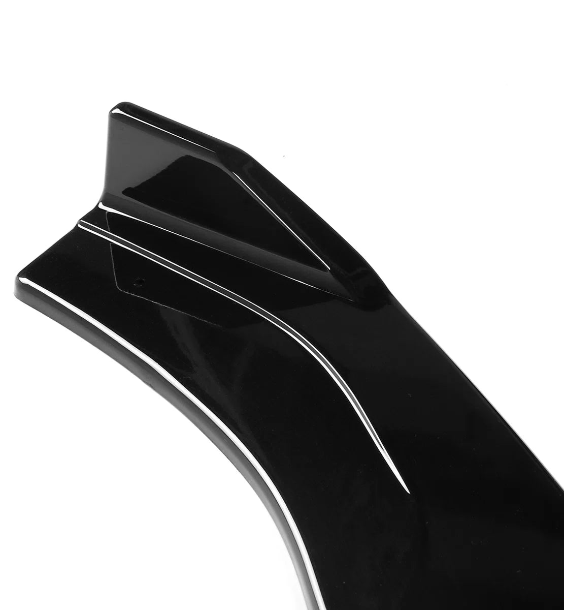 Front Lip Splitter Spoiler - voor Volkswagen VW Golf MK7 MK7.5 GTI 2014-2019 - Glanzend Zwart