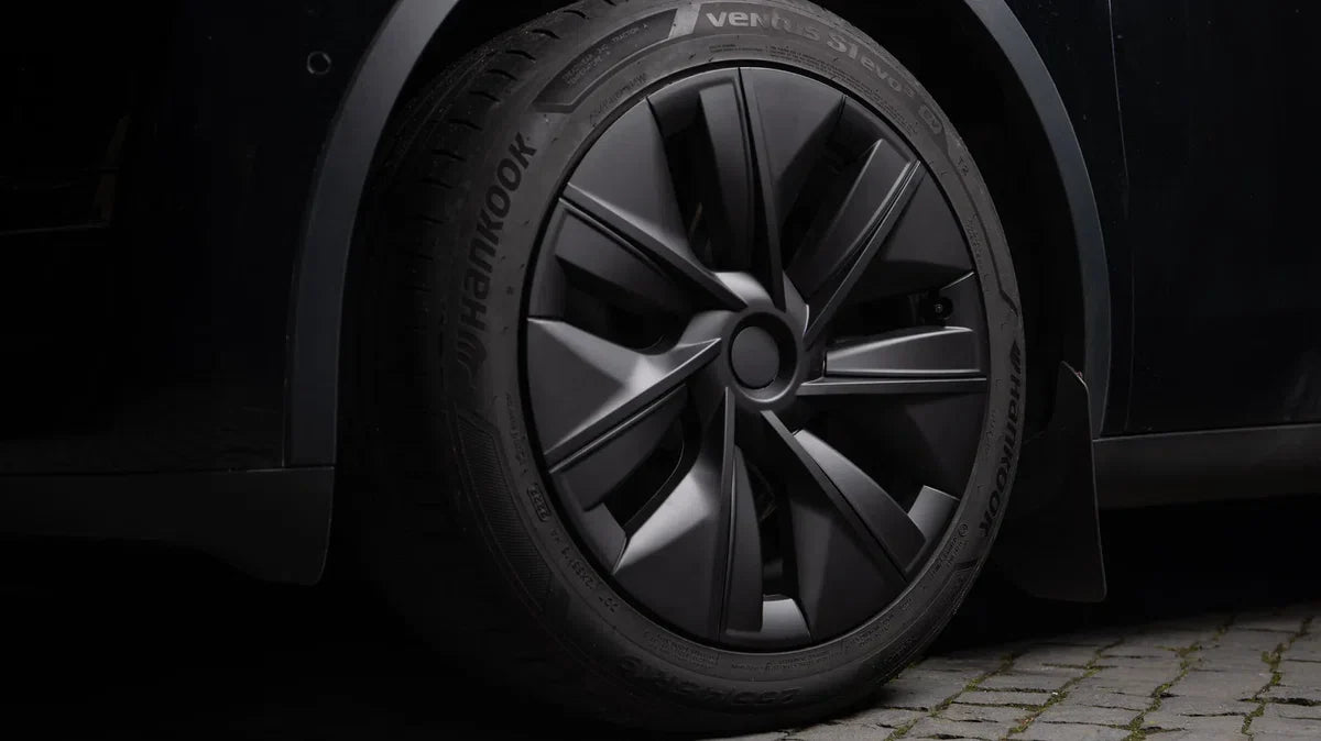 Tesla Model Y 19" Gemini Black Wheel Cover Set (4pcs) - Sporty Performance Look