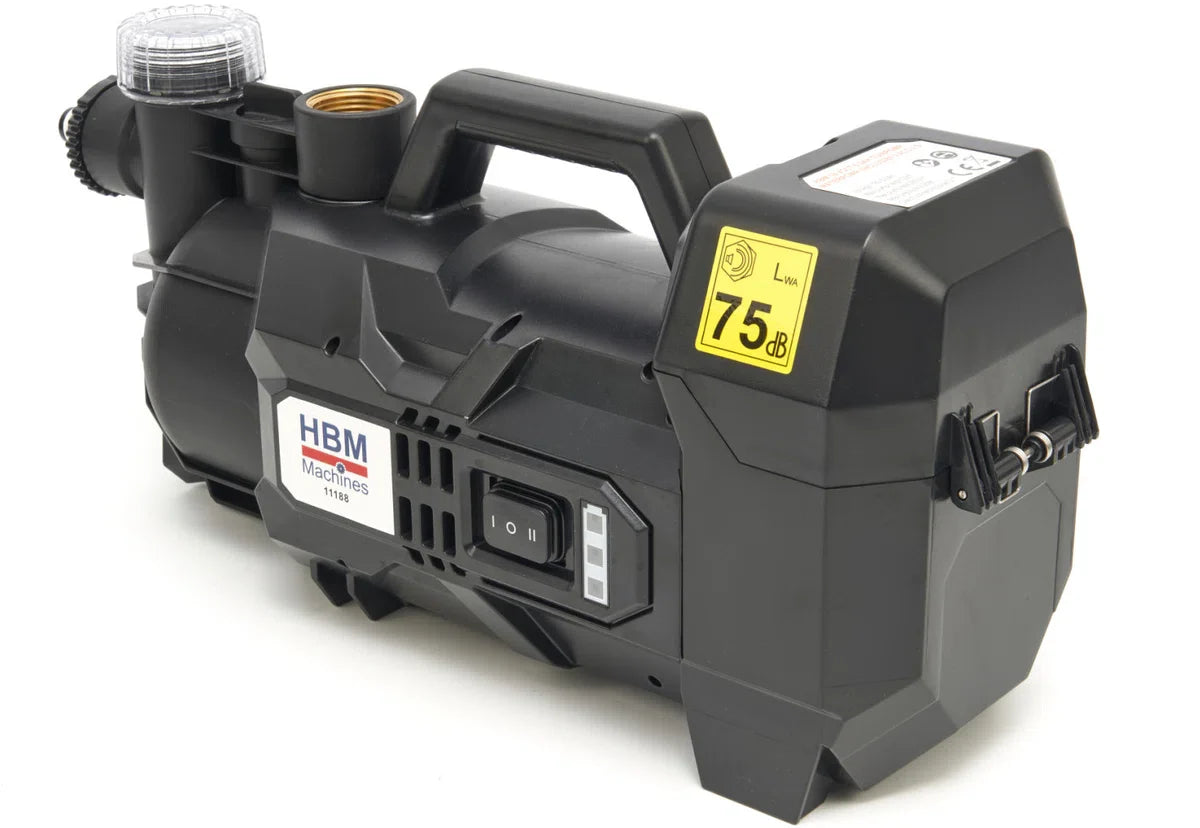 18 Volt 5 A Tuinpomp, Waterpomp - Compleet met 2 Accu's en lader