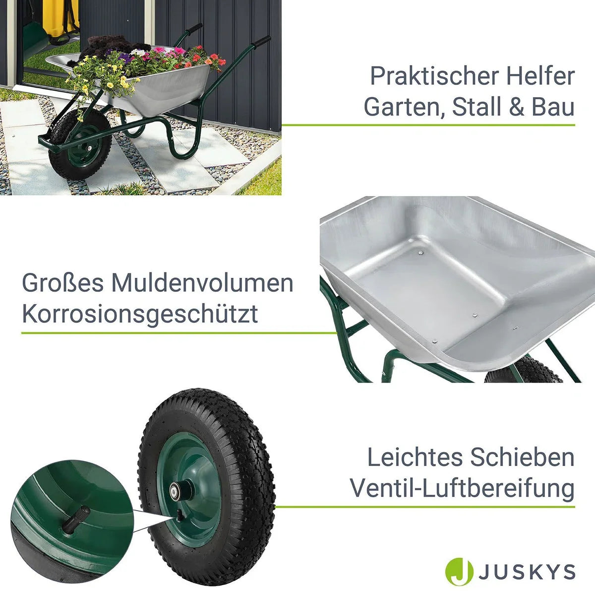 Kruiwagen - 100L - 250KG