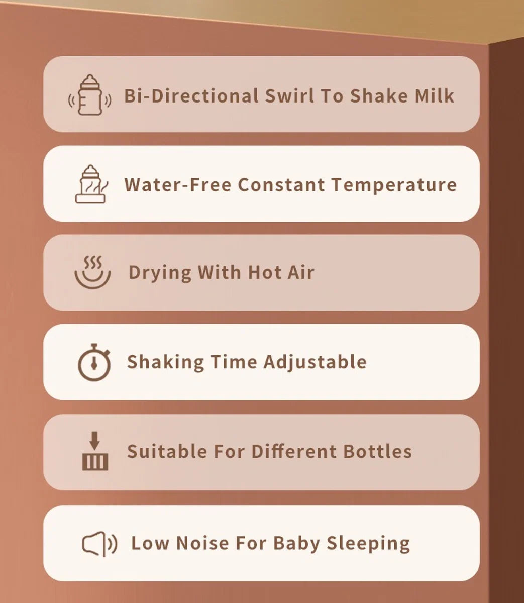 4-in-1 Volautomatische Melkbereider Baby - Voorkomt de vorming van luchtbellen - Vermindert de hik - Melkbereider - Flesvoedingsapparaat - Flessenwarmer - Melkfles Shaker - Warmhouden - Flessenschudder - Flessendroger - Babymelkmachine