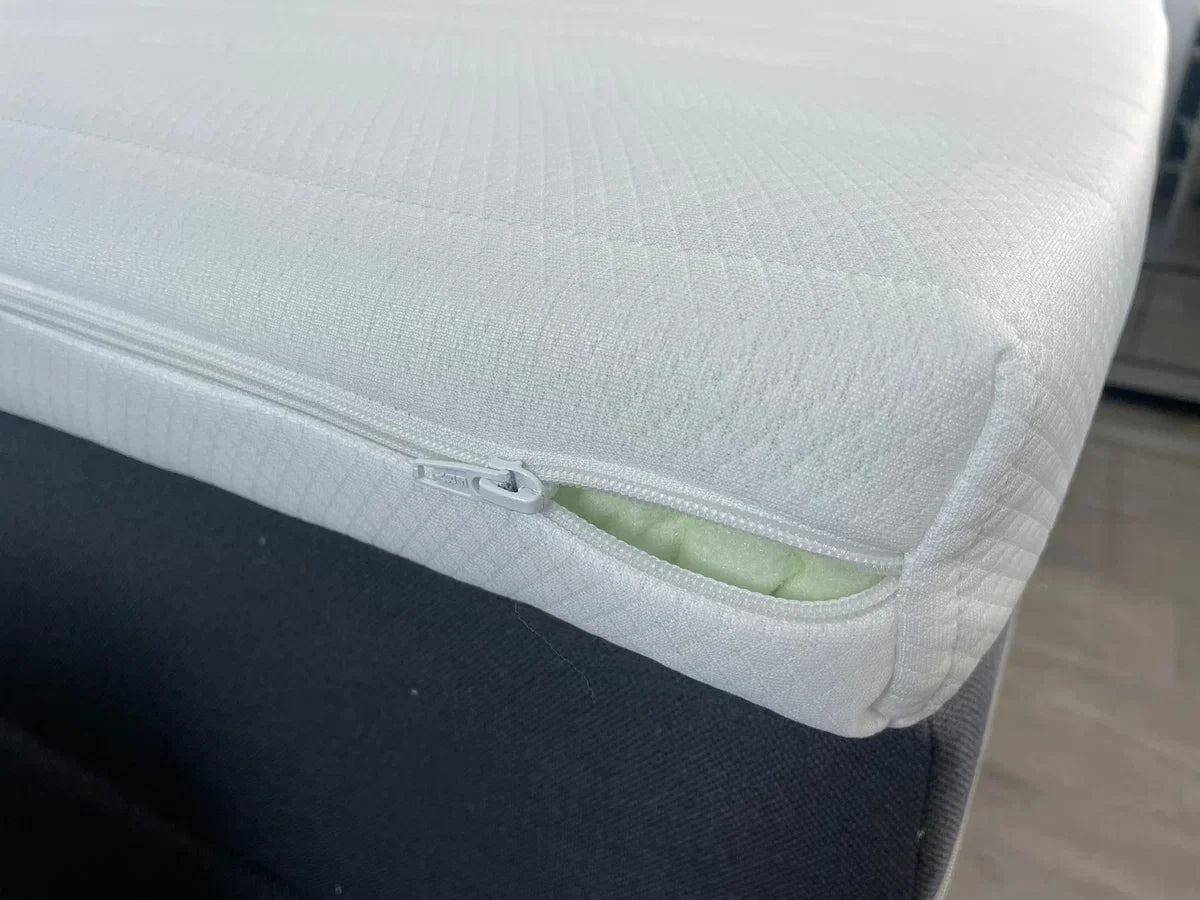 Topper matras 160x200 cm - topdekmatras - premium tijk - 5cm hoog