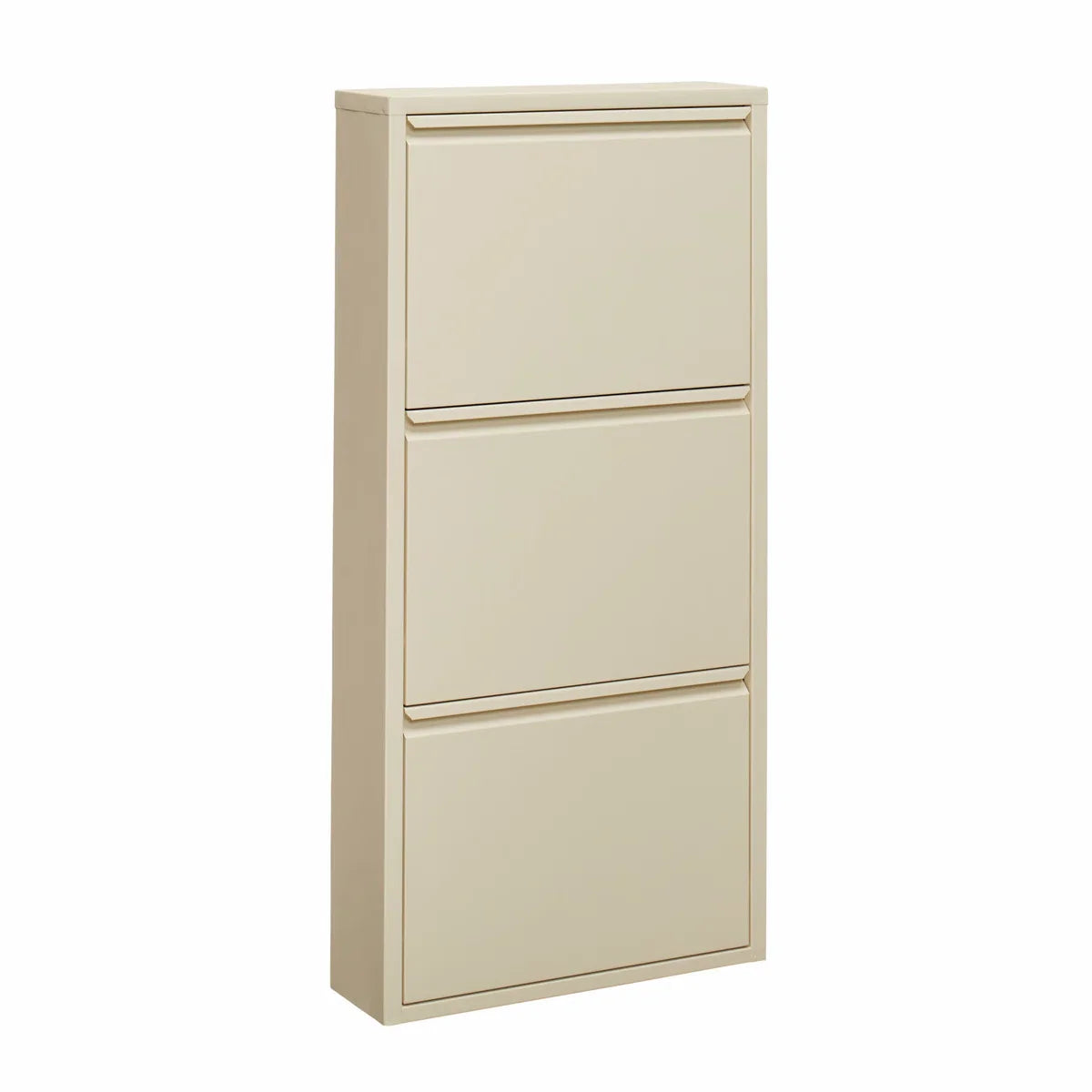 VEEHAUSÂ® - Kelley - Praktisch Schoenenrek - Schoenenrek Ooster Wit - Schoenenrek met 3 Niveaus - Schoenenkast Ooster Wit - Schoenenrek metaal industrieel - Metaal - 50 x 104 x 15cm - Ooster Wit