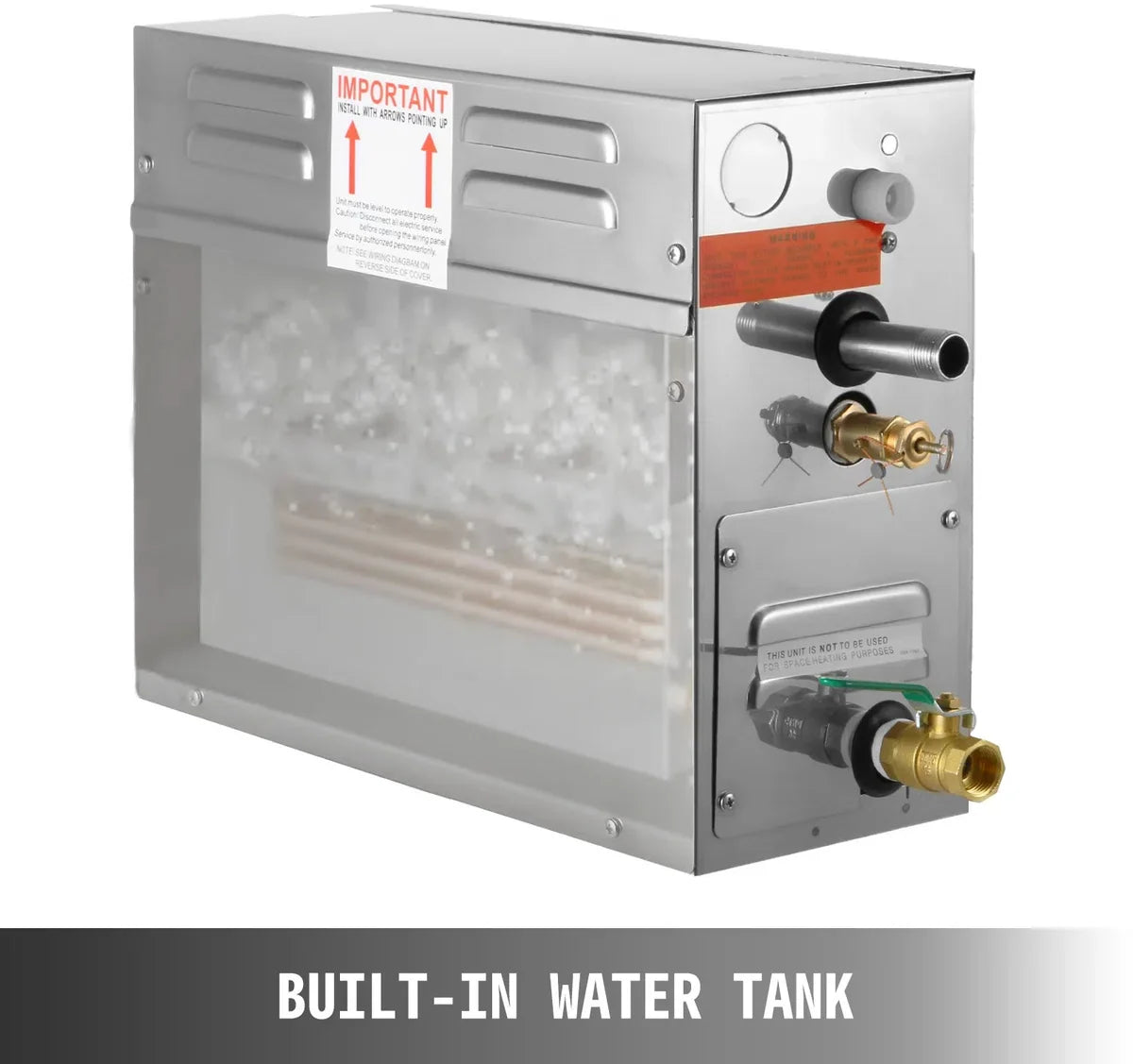 Steam Generator - Steam Generators - Digital Controller - Home Steam Shower - Sauna - Spa - Steam Bath - 9 KW - 220V/240V