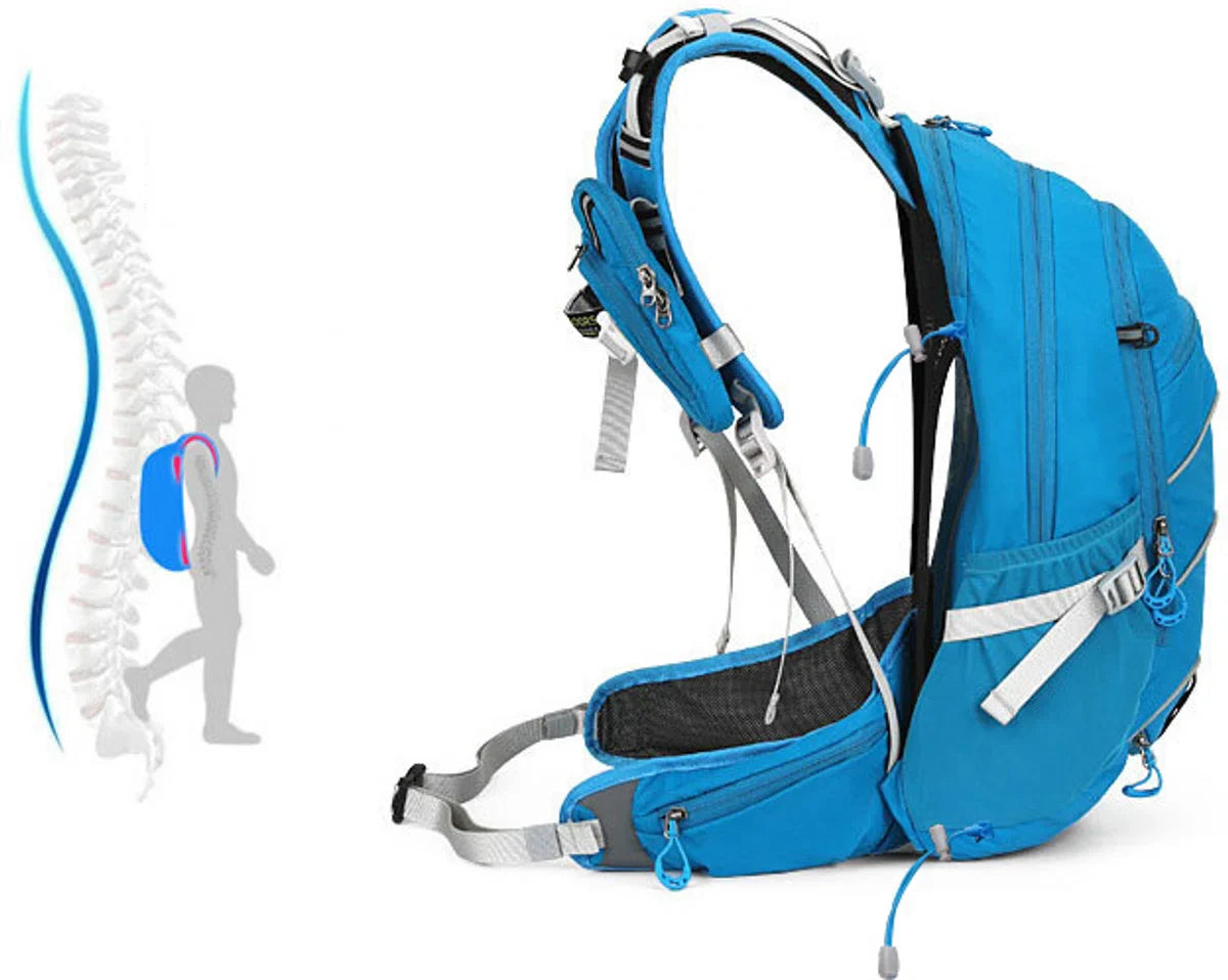 Avoir Avoir®-Wandelrugzak-Rugzakken- Rugzak 20L-Waterdicht-Intern frame-Unisex-Zwart-Outdoor avontuur-Wandelen