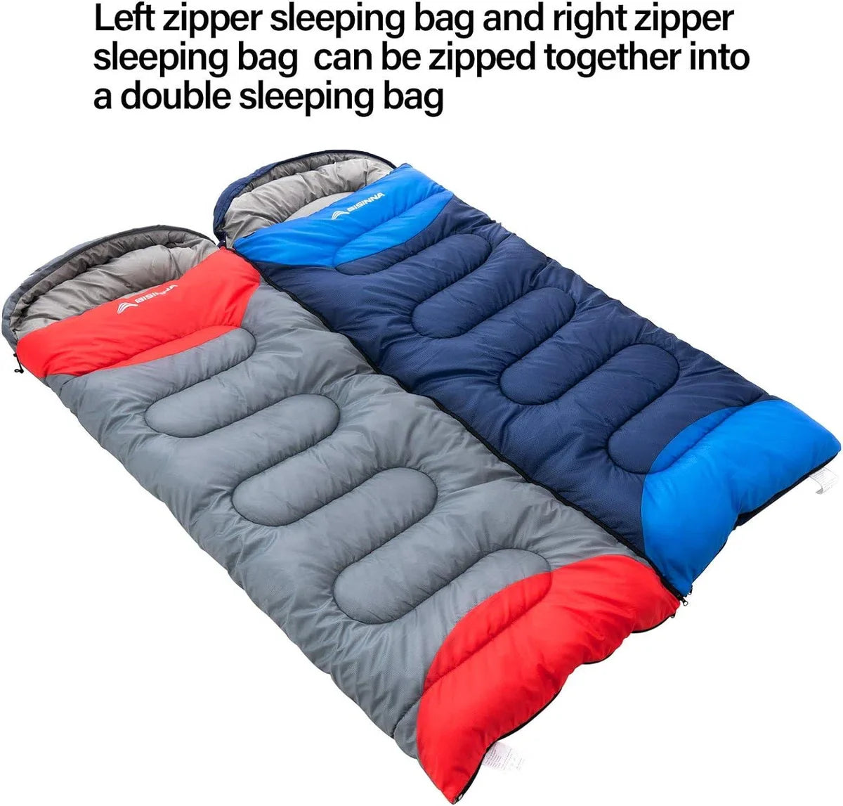 Sleeping bag with pillow - 4 season lightweight waterproof warm sleeping bag for adults women men outdoor camping hiking backpacking - add-on: compact size sleeping bag for camping