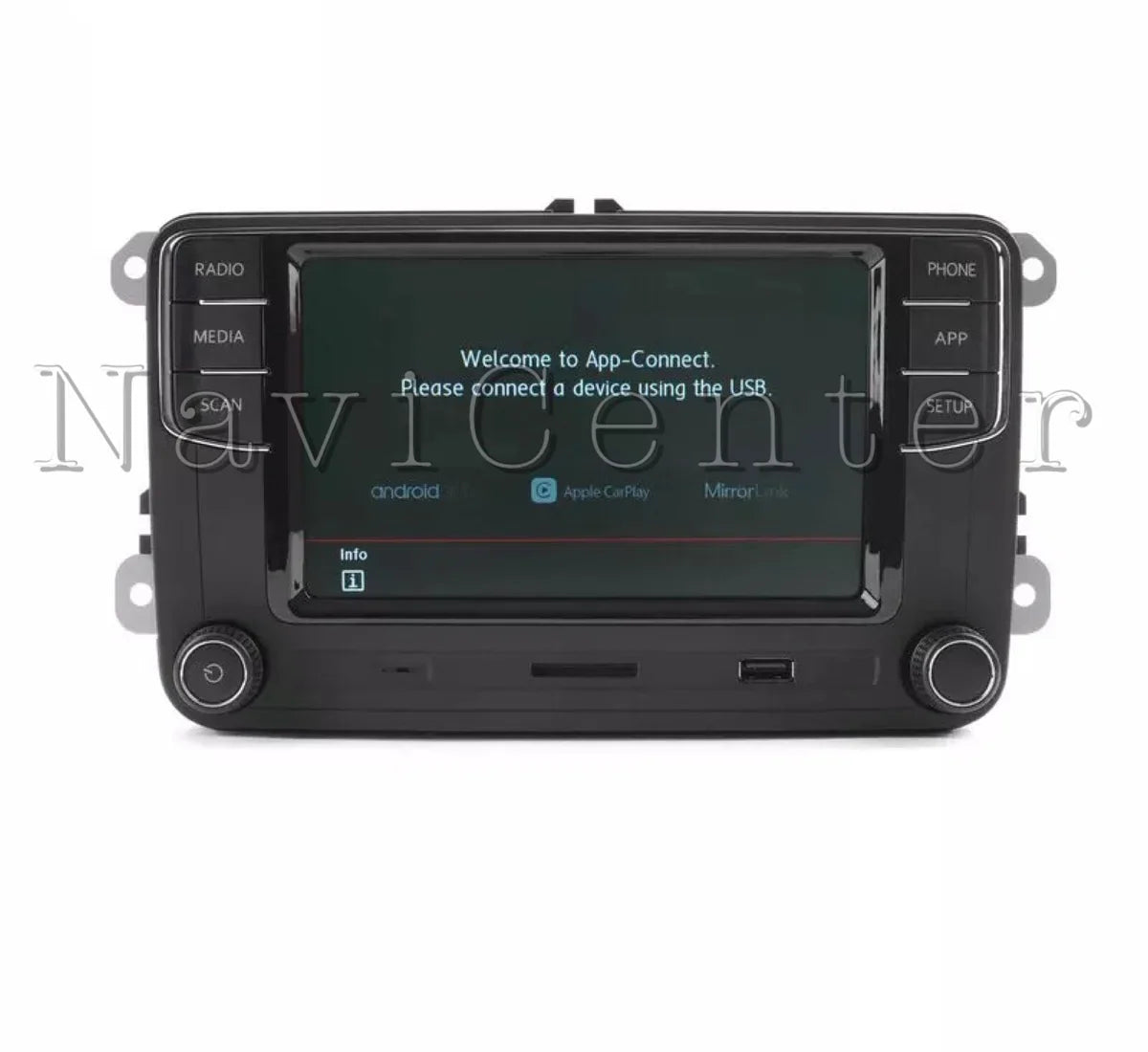 New RCD410 PRO CarPlay + Android Auto Car Radio for Volkswagen Caddy Golf Polo 6r Passat Scirocco Tiguan Transporter Touran RNS510 RNS315 RNS315 fit