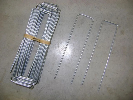 500 stuks Gronddoekpennen, kunstgraspennen, worteldoekpennen Ø3mm - 5 cm breed en 20 cm lang