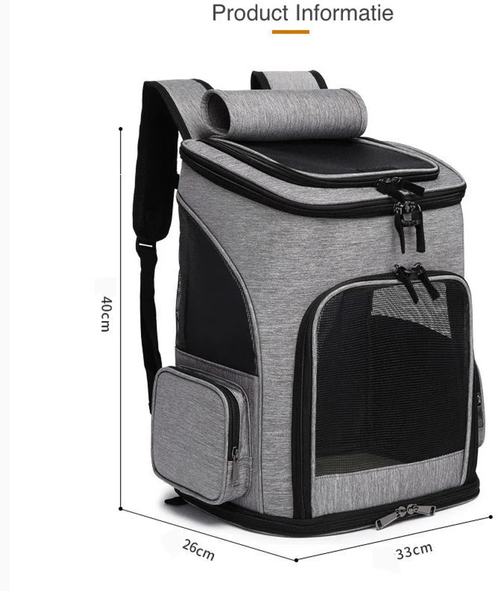 Luxury Dog & Cat Trolley | For Small Dog Or Cat | Dog Backpack | Dog Buggy | Cat Travel Basket