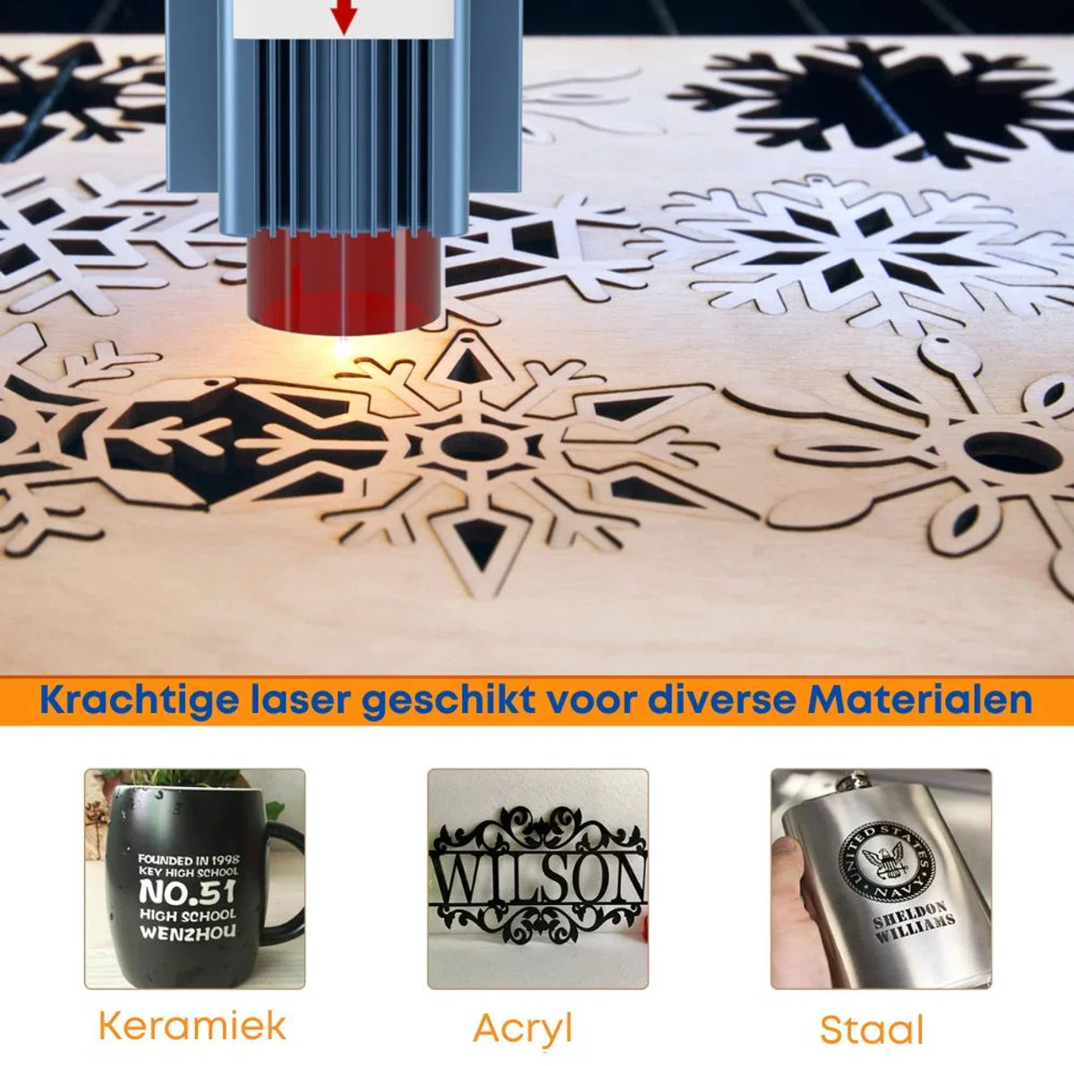 Sculpfun S9 Lasergraveermachine | Ultradunne Laser | Graveermachine | Lasersnijder | Hout Acryl Lasersnijmachine