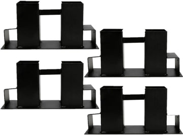 4 Stuks Hout stapelhulp houtstapelhulp houtstapelhouder stapelhulp open haard