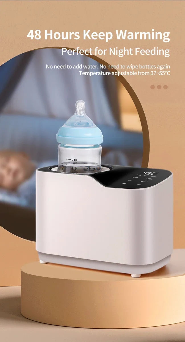 4-in-1 Volautomatische Melkbereider Baby - Voorkomt de vorming van luchtbellen - Vermindert de hik - Melkbereider - Flesvoedingsapparaat - Flessenwarmer - Melkfles Shaker - Warmhouden - Flessenschudder - Flessendroger - Babymelkmachine