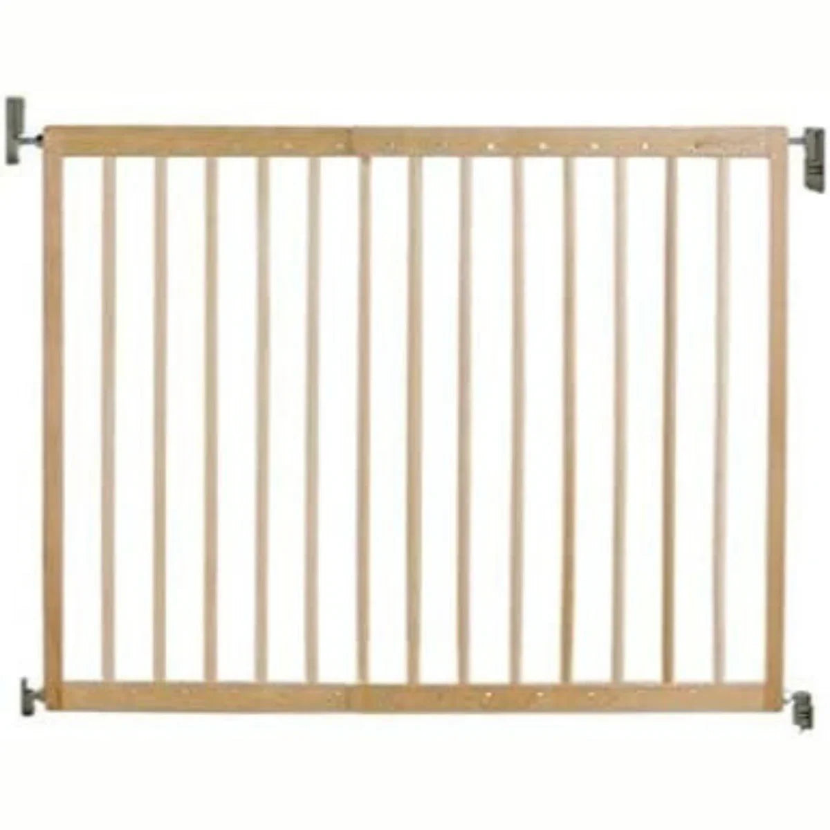 Traphekje hout Harmonica - Traphekje Harmonica - Traphekje Zonder Boren - Traphekje Klembevestiging - 63,5 - 106 cm - Hout