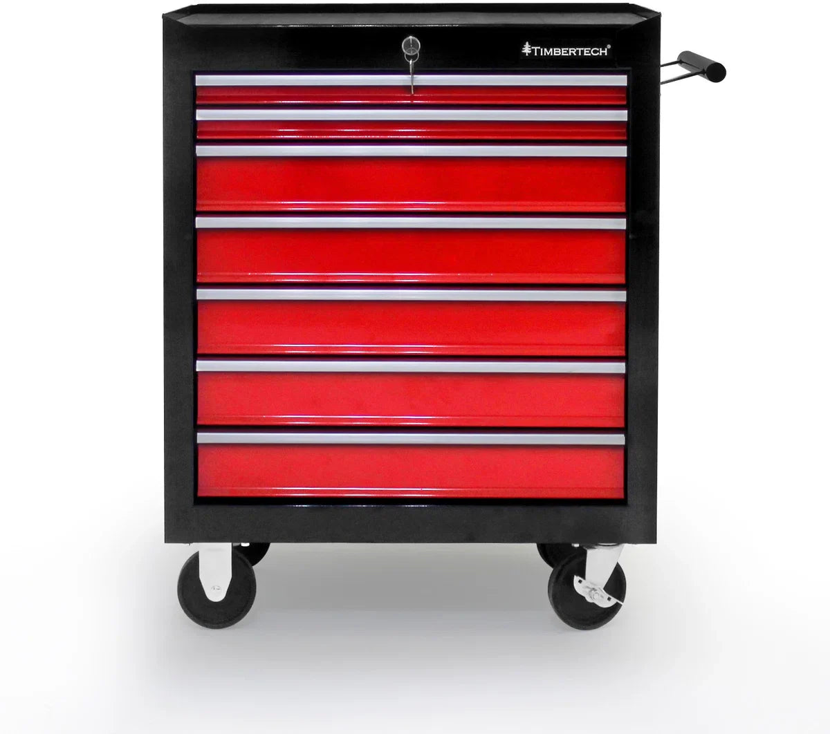 Tool trolley XXL - 7 drawers - Red / black