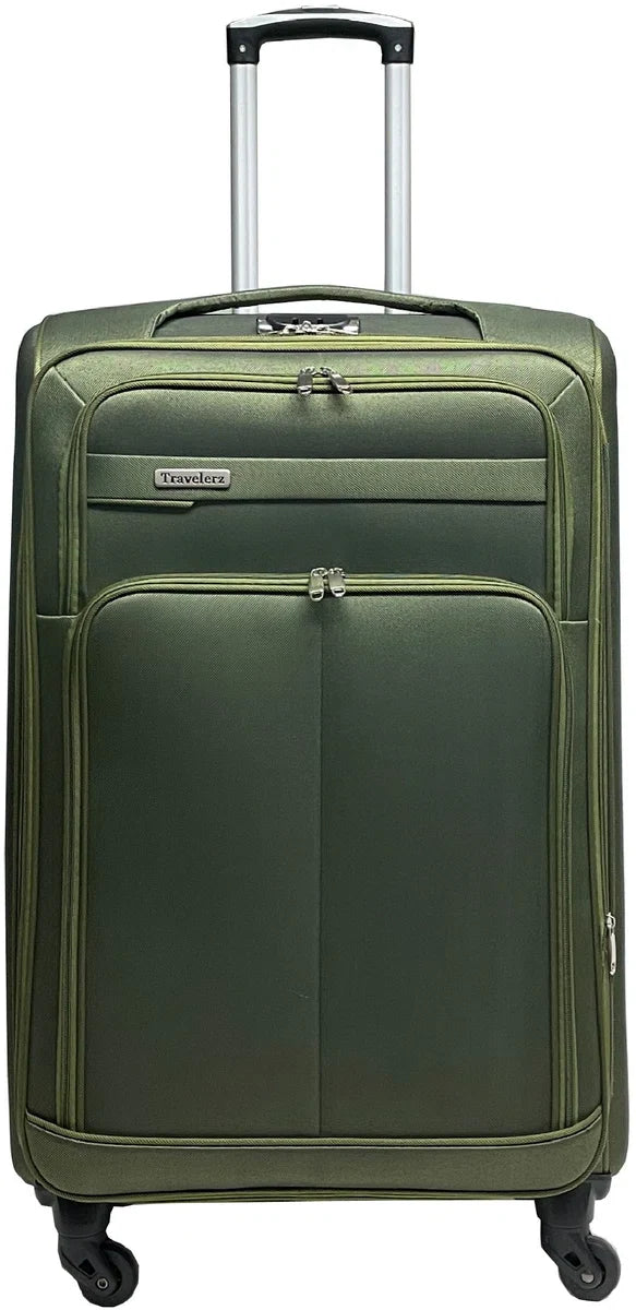 Dubai Abudabi Grote Koffer - 76 cm - 95/103 liter - Uitbreidbaar - Groen