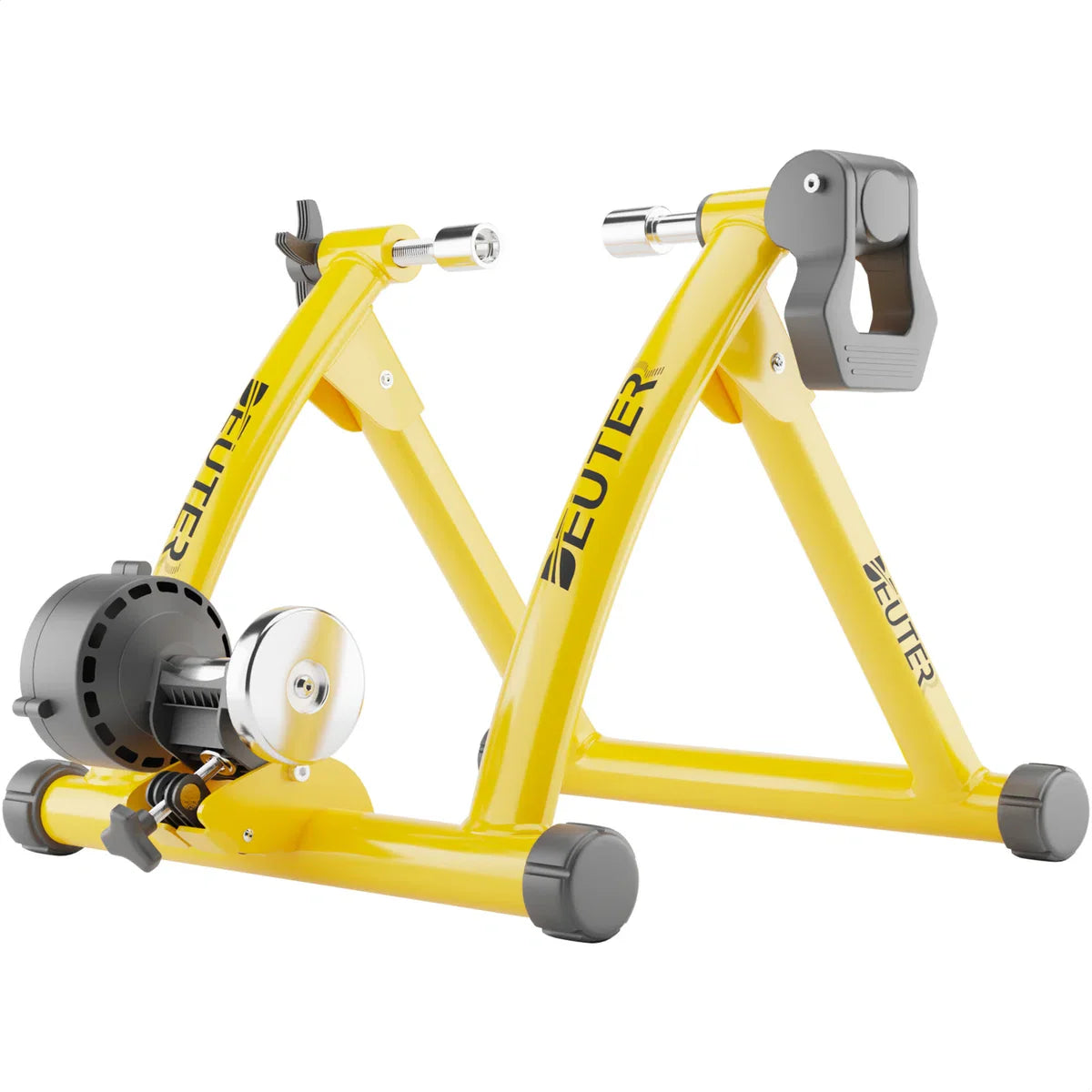 RYCE ® Fietstrainer - Indoor - Hometrainers - Rollenbank - Fietstrainers - Senioren - 26-28 inch wielen - 700C wielen - Geel