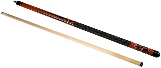 Pegasi Classic Poolkeu 147cm 2-delig Oranje - 13mm Lijmtop - Esdoornhout - Keu voor Poolen